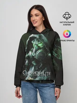 Женское худи / Chernobylite - Черный сталкер