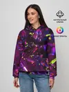 Женское худи / Фиолетовый бриллиант
