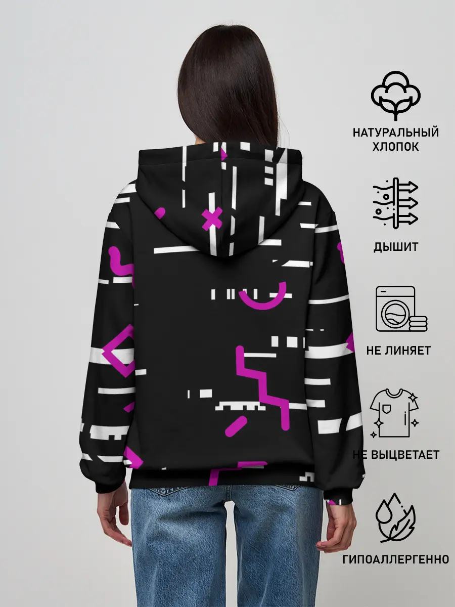 Женское худи / Squid Gam: Узоры.