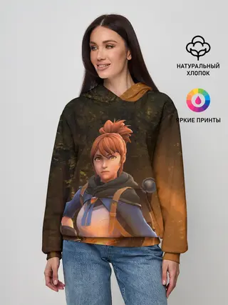 Женское худи / Марси в лесу