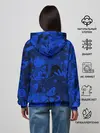 Женское худи / SONIC BLUE PATTERN | СИНИЙ ЁЖ