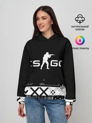Женское худи / Printstream | Поток информации | CS:GO