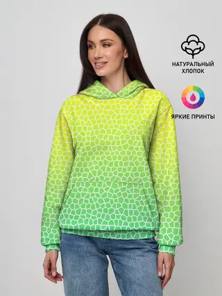 Женское худи / Витражная мозаика