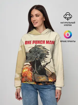 Женское худи / Разрушение Геноса One Punch-Man