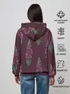 Женское худи / Бардовые гладиолусы