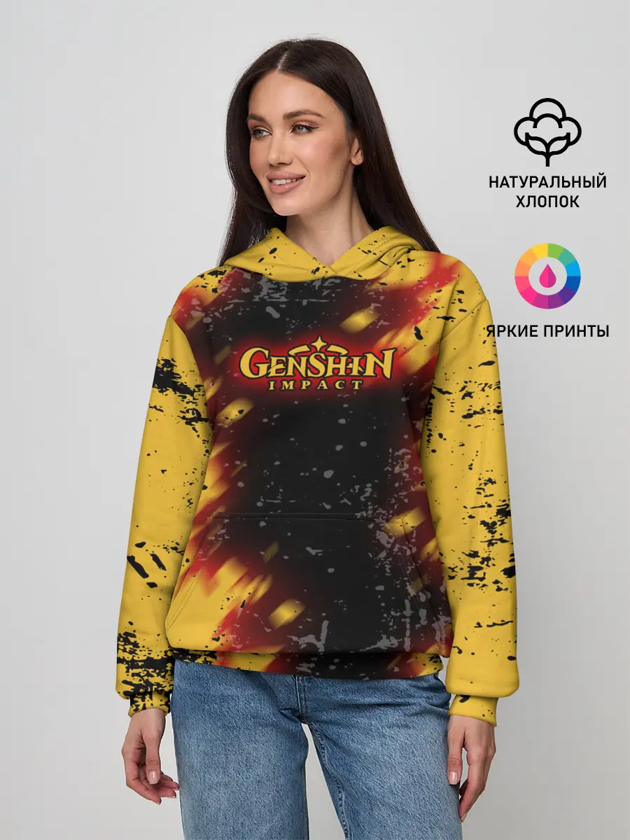 Женское худи / Genshin Impact: Аниме.
