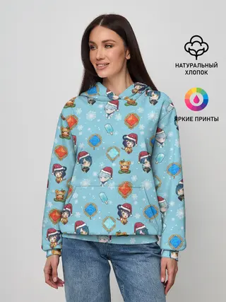 Женское худи / Genshin Impact Pattern