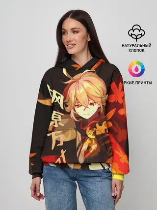 Женское худи / Genshin Impact - Кадзуха