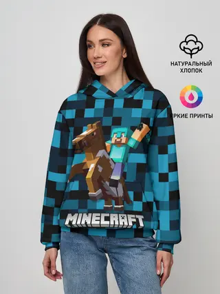 Женское худи / Minecraft, Пиксели