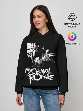 Женское худи / My Chemical Romance уходящий в окно