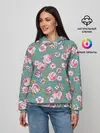 Женское худи / Поле розовых цветов