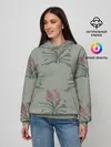 Женское худи / Цветы кливии