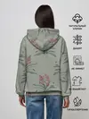 Женское худи / Цветы кливии