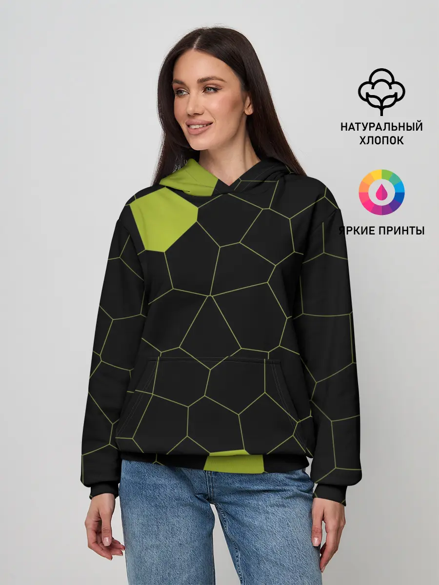 Женское худи / Кожа рептилии