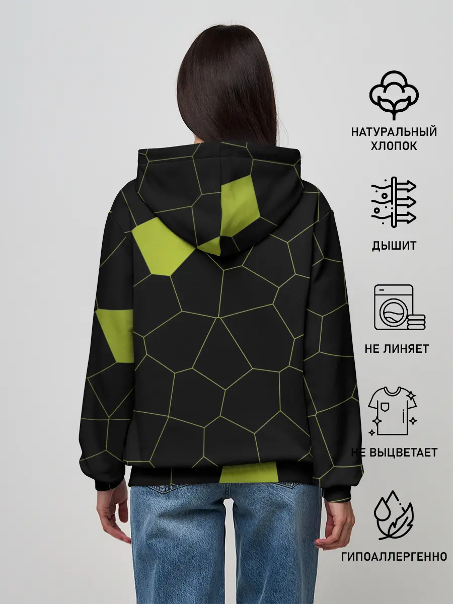 Женское худи / Кожа рептилии