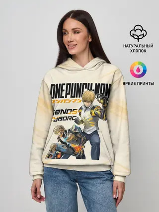 Женское худи / Генос киборг One Punch-Man