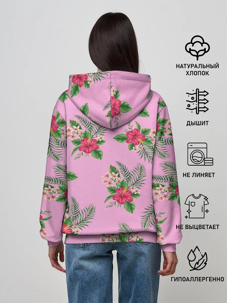 Женское худи / Букеты лилий