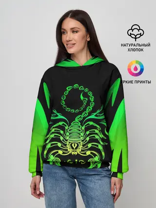 Женское худи / Acid scorpion