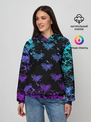 Женское худи / Velial Squad | neon