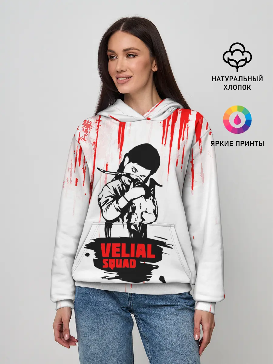Женское худи / velial squad девочка дьявол