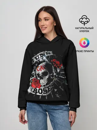 Женское худи / Ганз энд роузес