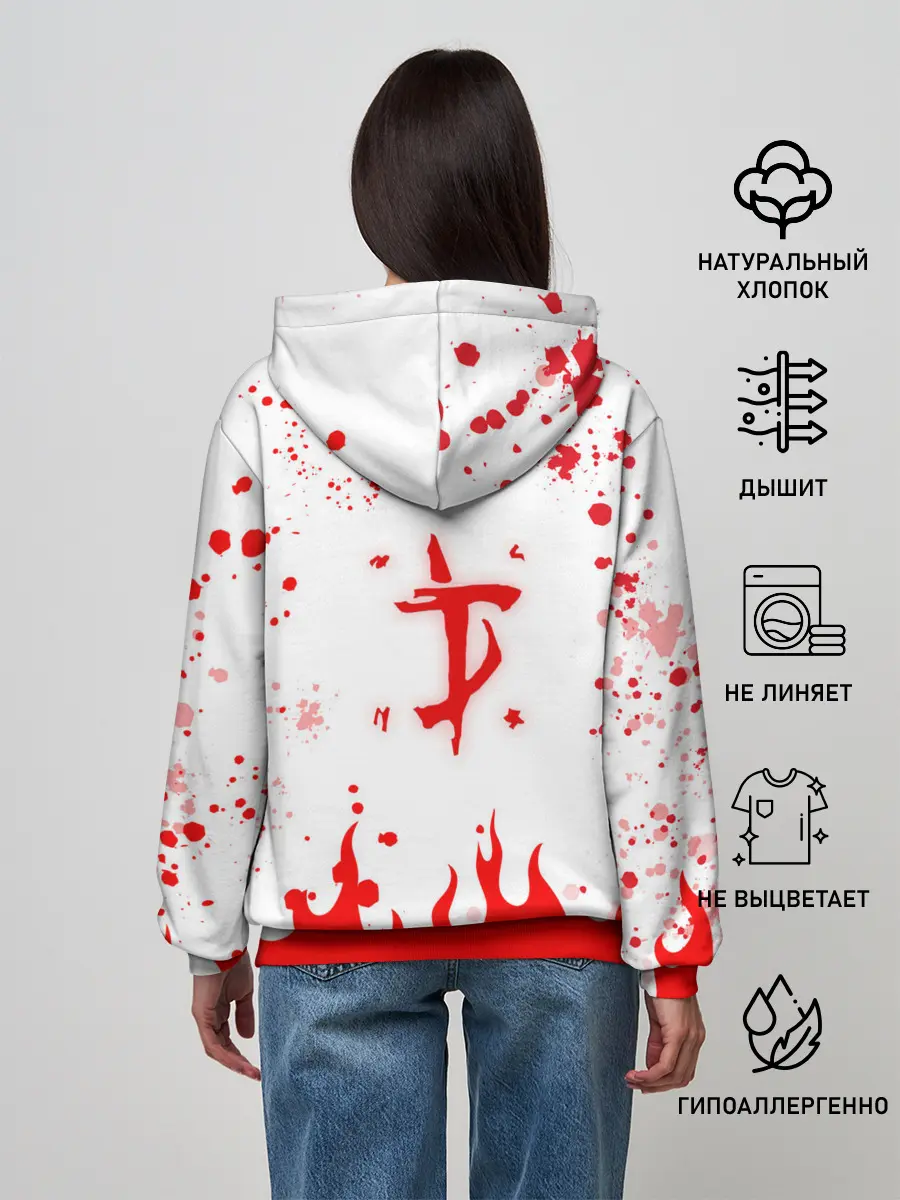 Женское худи / Doomguy vs Cyberdemon