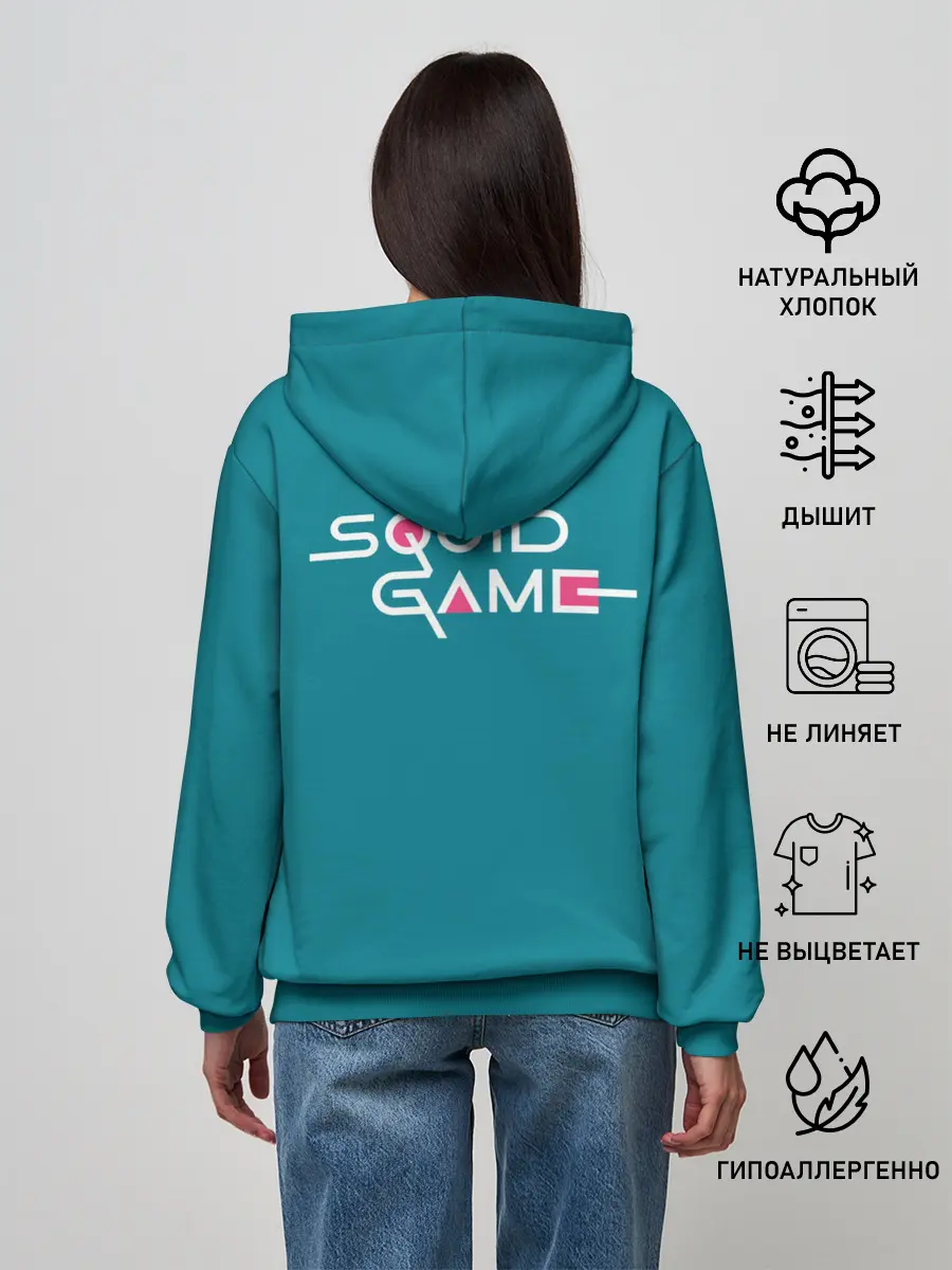 Женское худи / Keep calm and play squid game