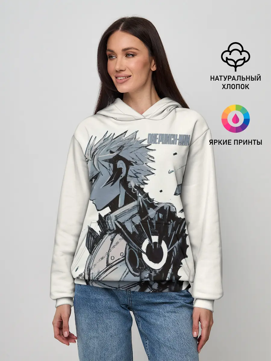 Женское худи / One Punch-Man Генос
