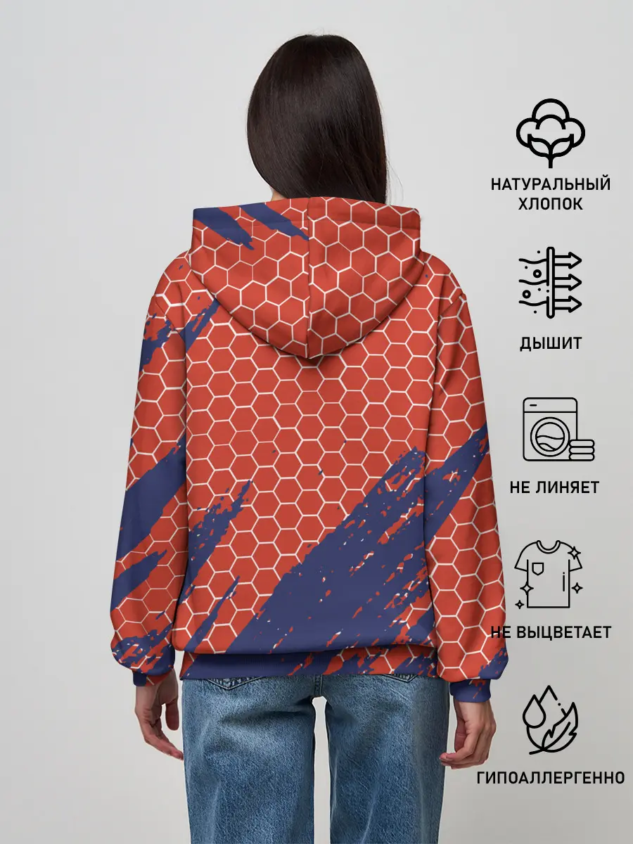 Женское худи / Atletico Madrid: Football Club.