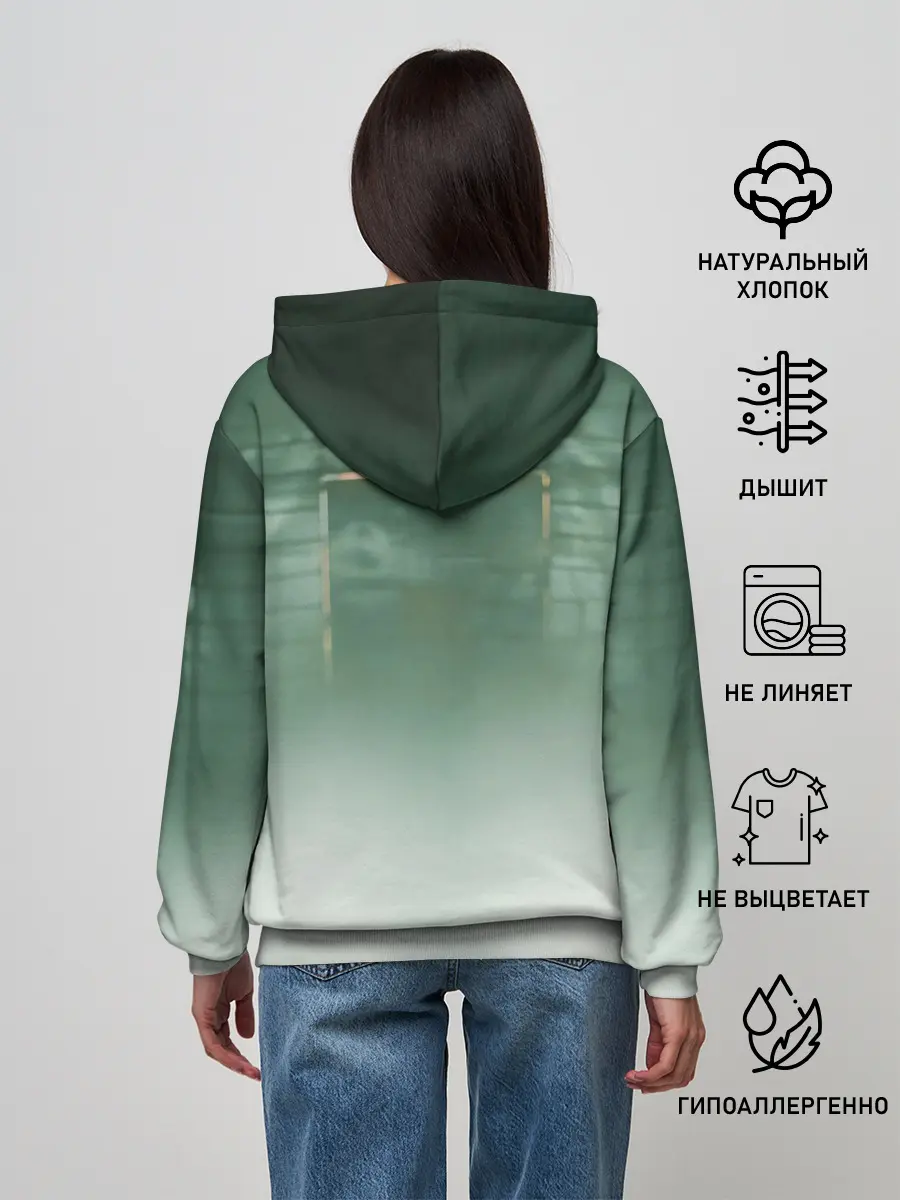 Женское худи / Хаски в комнате