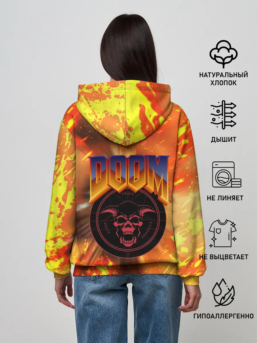 Женское худи / Doom ART