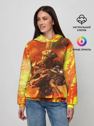 Женское худи / Doom ART