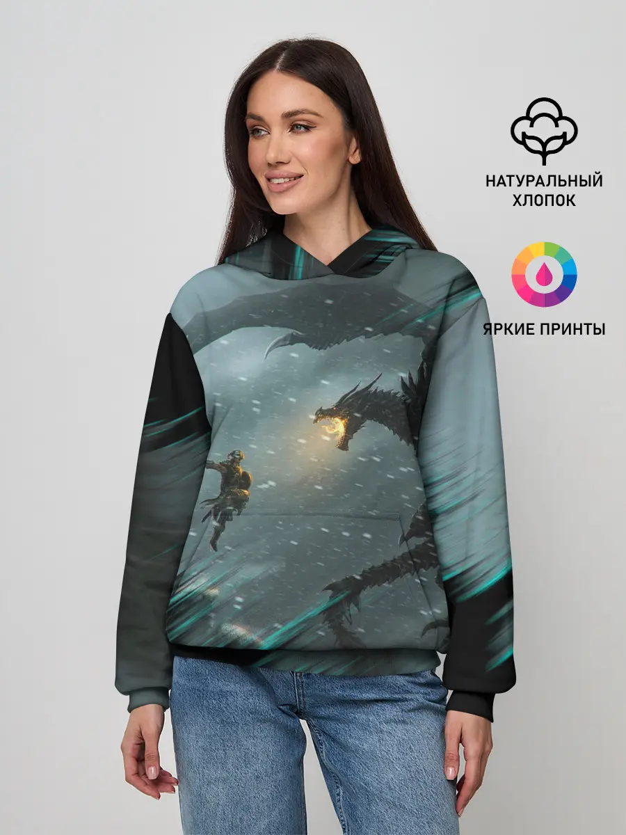 Женское худи / TES FUS RO DAH | DRAGON