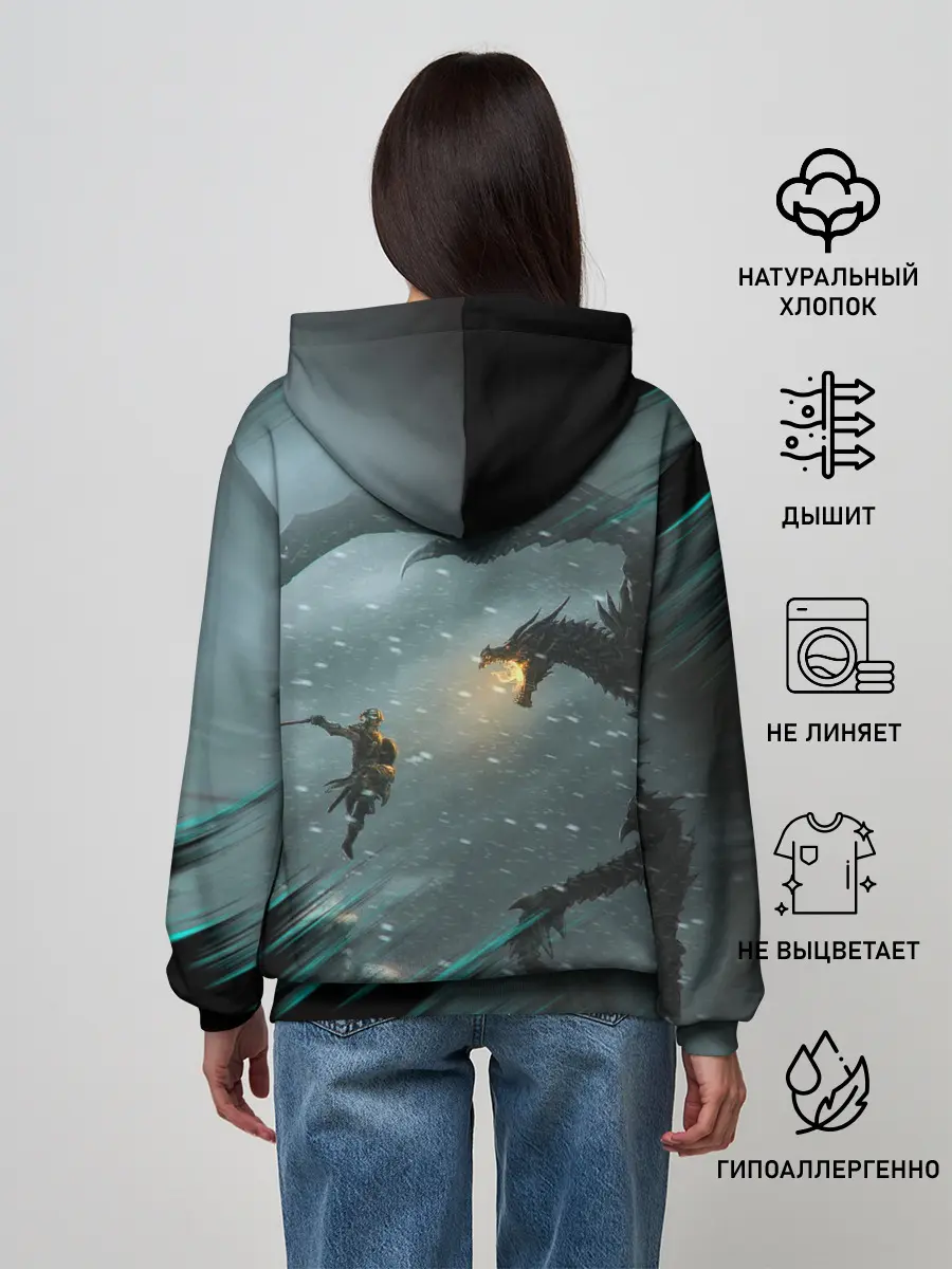 Женское худи / TES FUS RO DAH | DRAGON