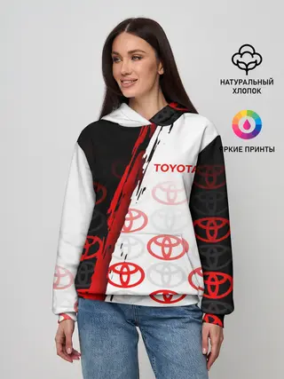Женское худи / TOYOTA SPORT / GRUNGE / ГРАНЖ