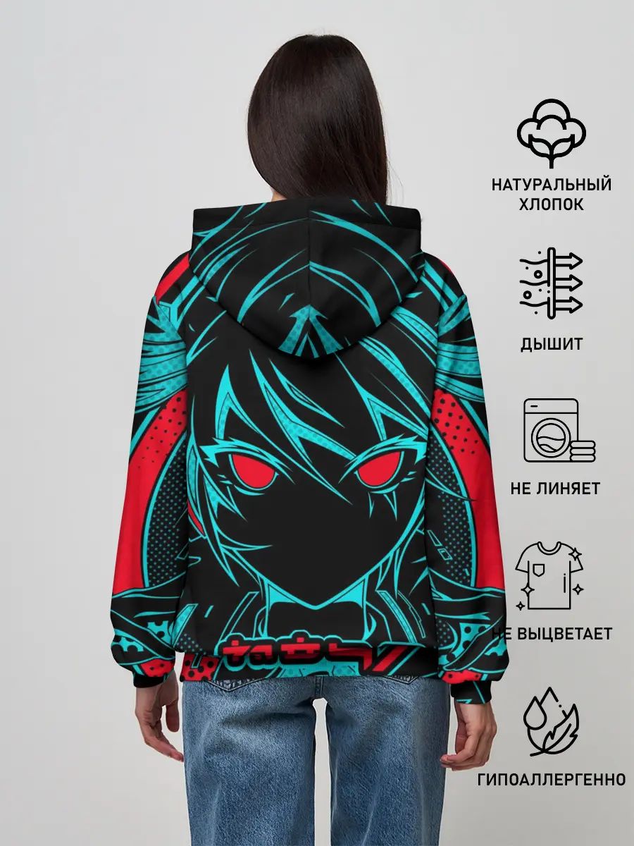 Женское худи / Мику Хацунэ / Hatsune Miku