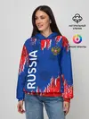 Женское худи / Патриот России. Я Русский!