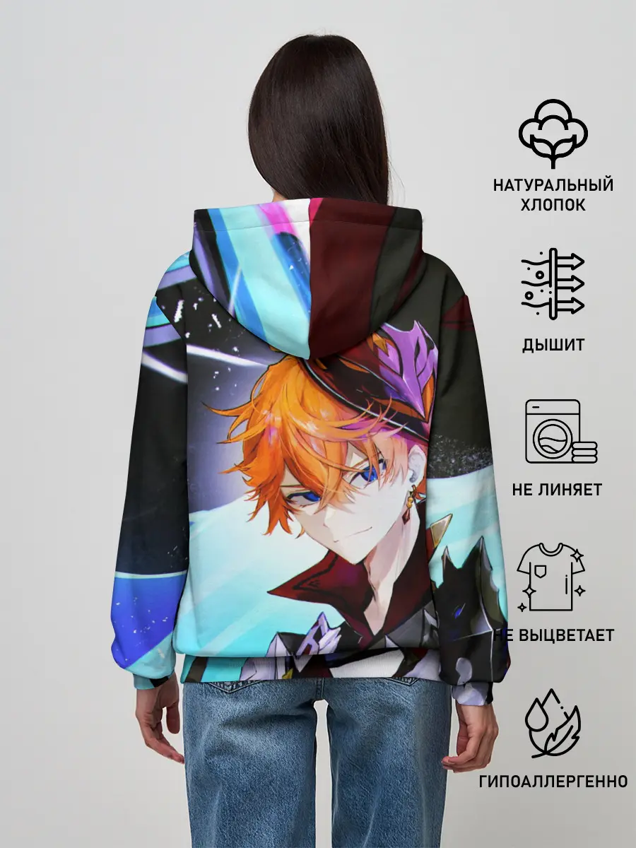 Женское худи / Genshin Impact: Tartaglia,