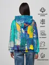 Женское худи / Краской по ткани