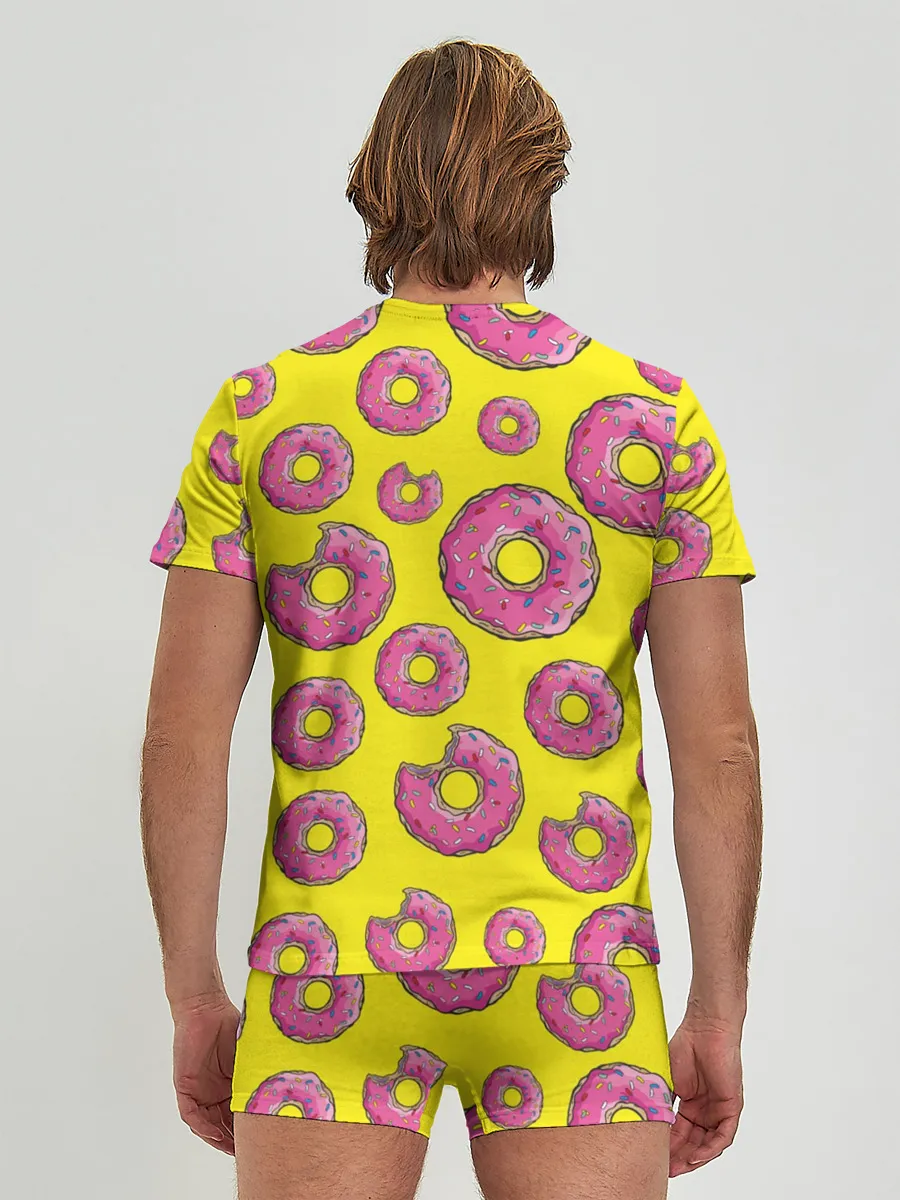 Мужские трусы с футболкой / Пончики