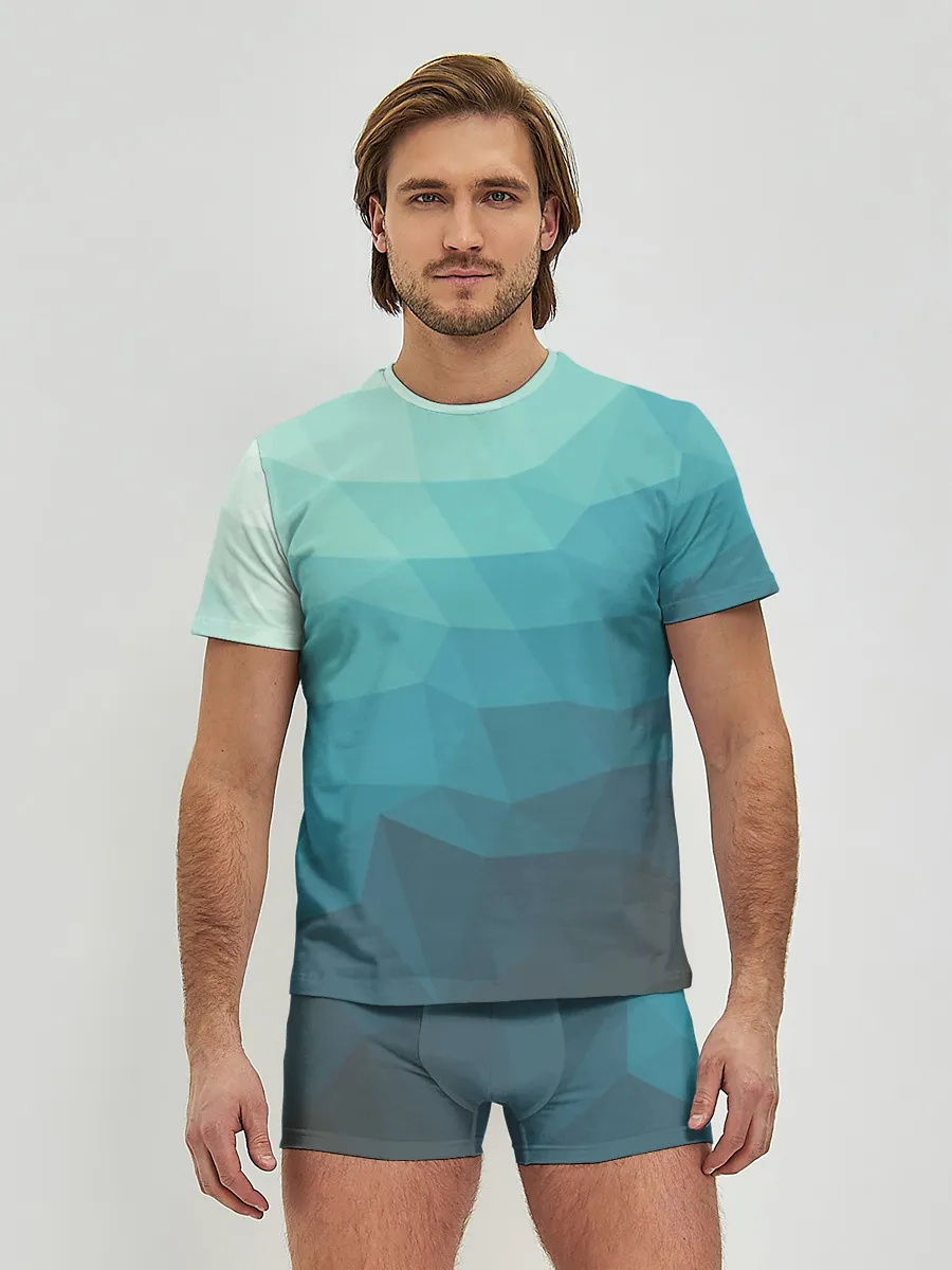 Мужские трусы с футболкой / Геометрия