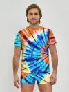 Мужские трусы с футболкой / Tie dye