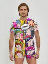 Мужские трусы с футболкой / POP ART