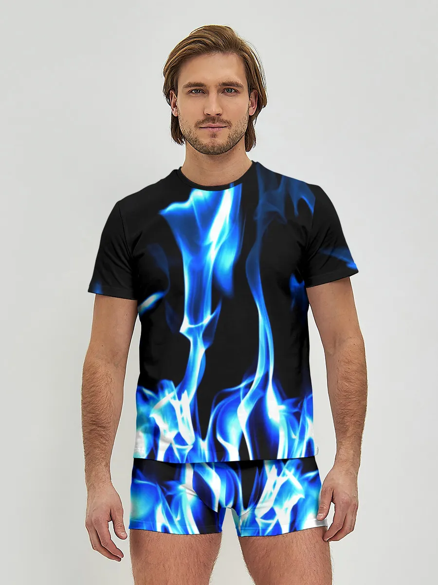 Мужские трусы с футболкой / Огонь