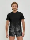 Мужские трусы с футболкой / Black Grunge