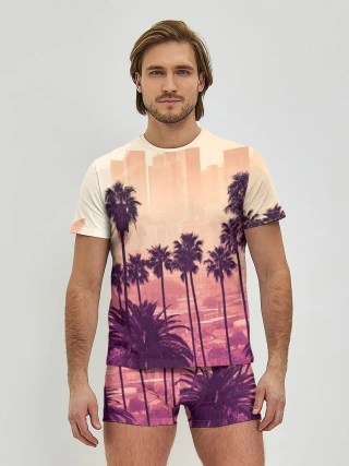 Мужские трусы с футболкой / Los Angeles