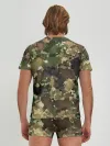Мужские трусы с футболкой / Камуфляж с кляксами