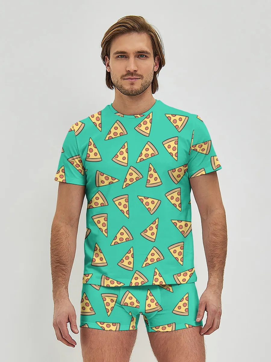 Мужские трусы с футболкой / Pizza