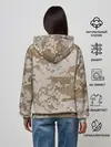 Женское худи / Камуфляжный пиксель