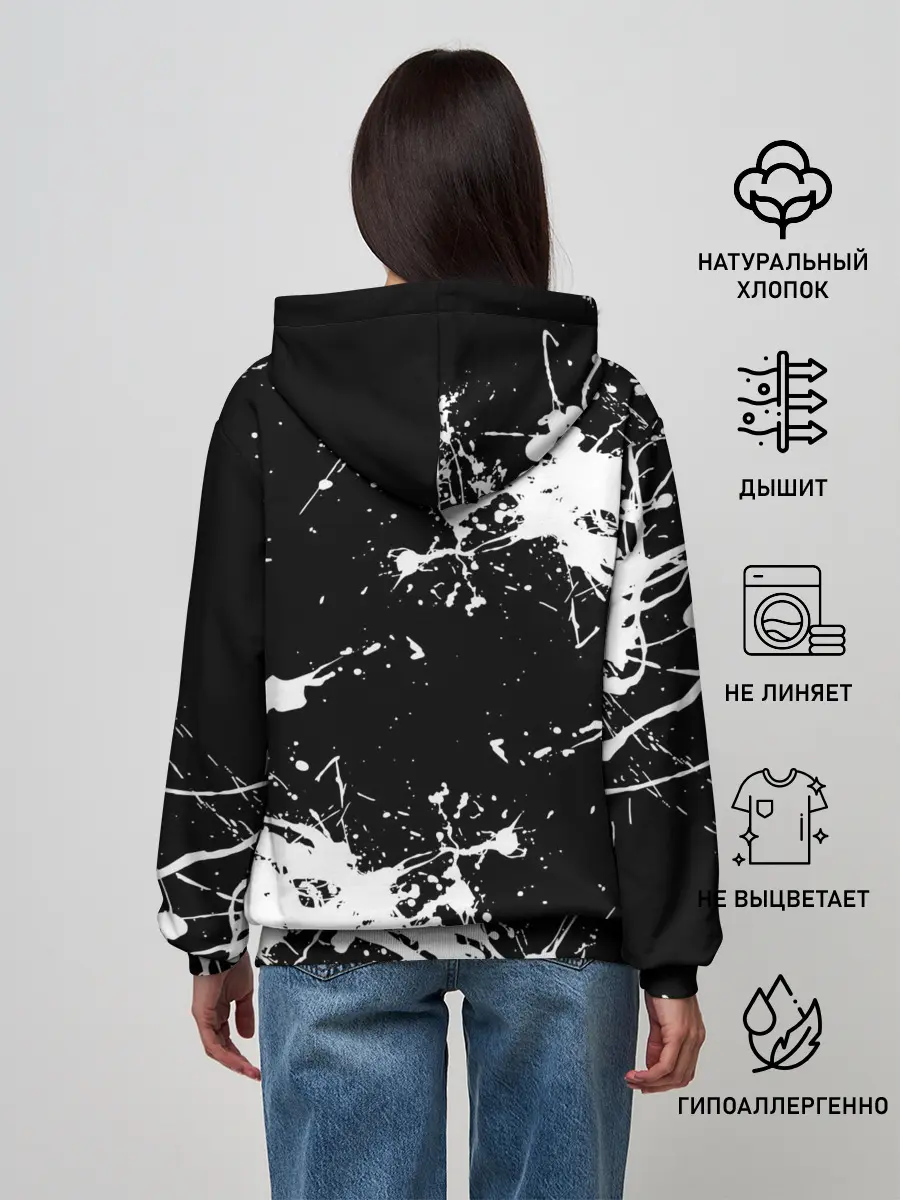 Женское худи / Phasmophobia / краска